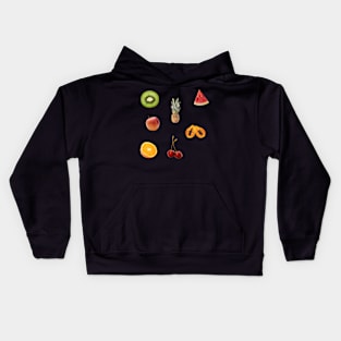 fruits STICKER PACK Kids Hoodie